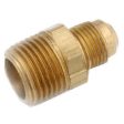 Pipe Fittings, Flare Connector, Lead-Free Brass, 3 8 Flare x 3 4-In. MPT Hot on Sale