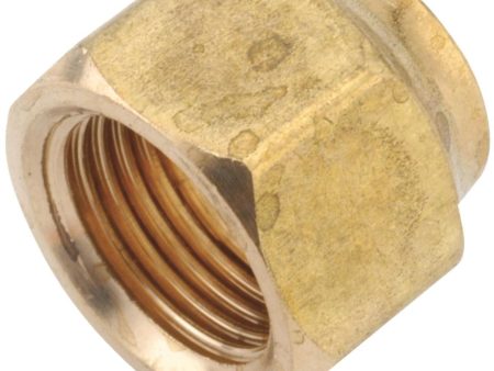 Anderson Metals 3 8 In. x 1 4 In. Brass Flare Reducing Nut For Sale