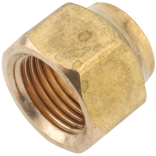 Anderson Metals 3 8 In. x 1 4 In. Brass Flare Reducing Nut For Sale