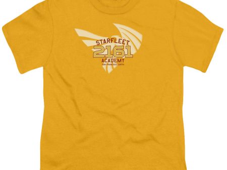 STAR TREK : 2161 S\S YOUTH Cotton 18\1 GOLD SM on Sale