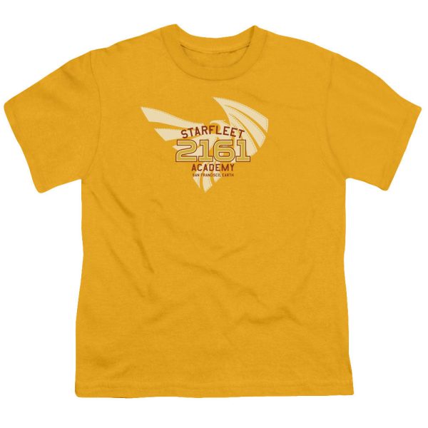 STAR TREK : 2161 S\S YOUTH Cotton 18\1 GOLD SM on Sale