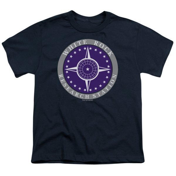 STARGATE SG1 : WHITE ROCK LOGO S\S YOUTH Cotton 18\1 NAVY XS Online Sale