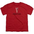 PONTIAC : CENTERED ARROWHEAD S\S YOUTH Cotton 18\1 Red SM For Sale