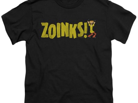 SCOOBY DOO : ZOINKS S\S YOUTH Cotton 18\1 Black XL For Cheap