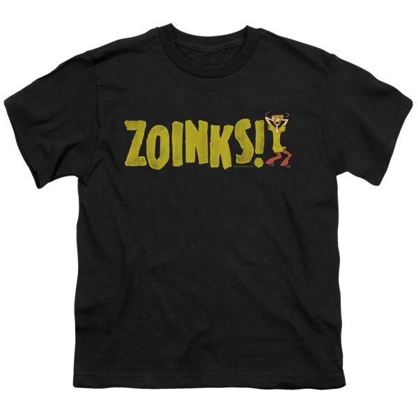 SCOOBY DOO : ZOINKS S\S YOUTH Cotton 18\1 Black XL For Cheap