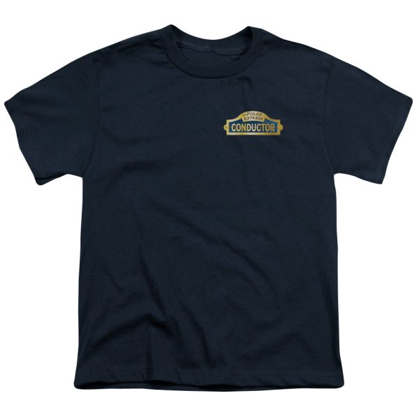 POLAR EXPRESS : CONDUCTOR S\S YOUTH Cotton 18\1 Navy MD For Sale