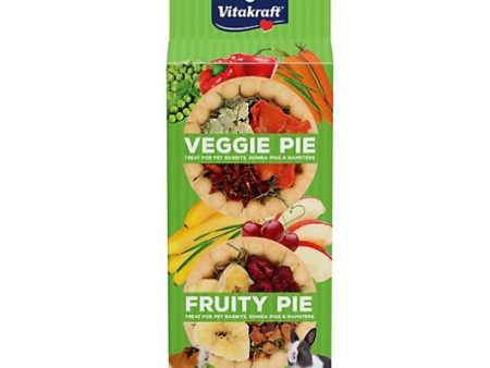 Vitakraft Veggie and Fruity Pie Treat for Rabbits Guinea Pigs and Hamsters For Cheap